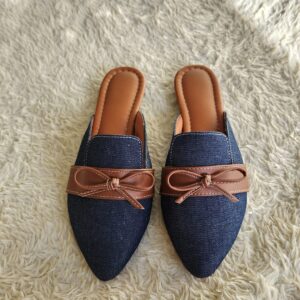 Sapatilha Aberta - Jeans
